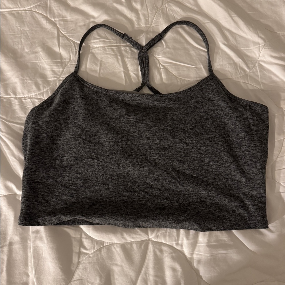 CALIA by Carrie Underwood Gray Sleeveless Crop Tank